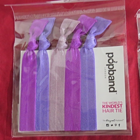 6 Packages of Popbands Hair Ties (22 bands total) For the Price of 1 package. - Picture 2 of 9